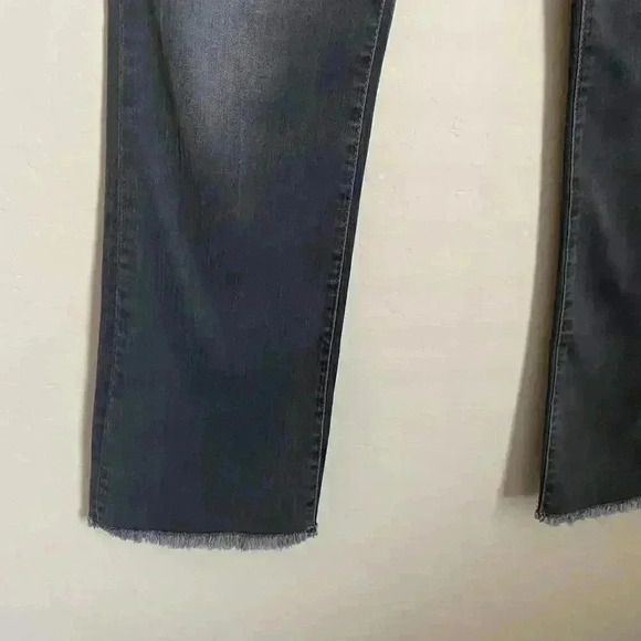 Free People High Rise Straight Frayed Crop Jean - Picture 7 of 13